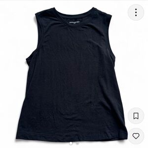 Black Banana Republic sleeveless cotton timeless tank